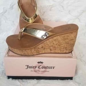 Juicy Couture Cork Wedges